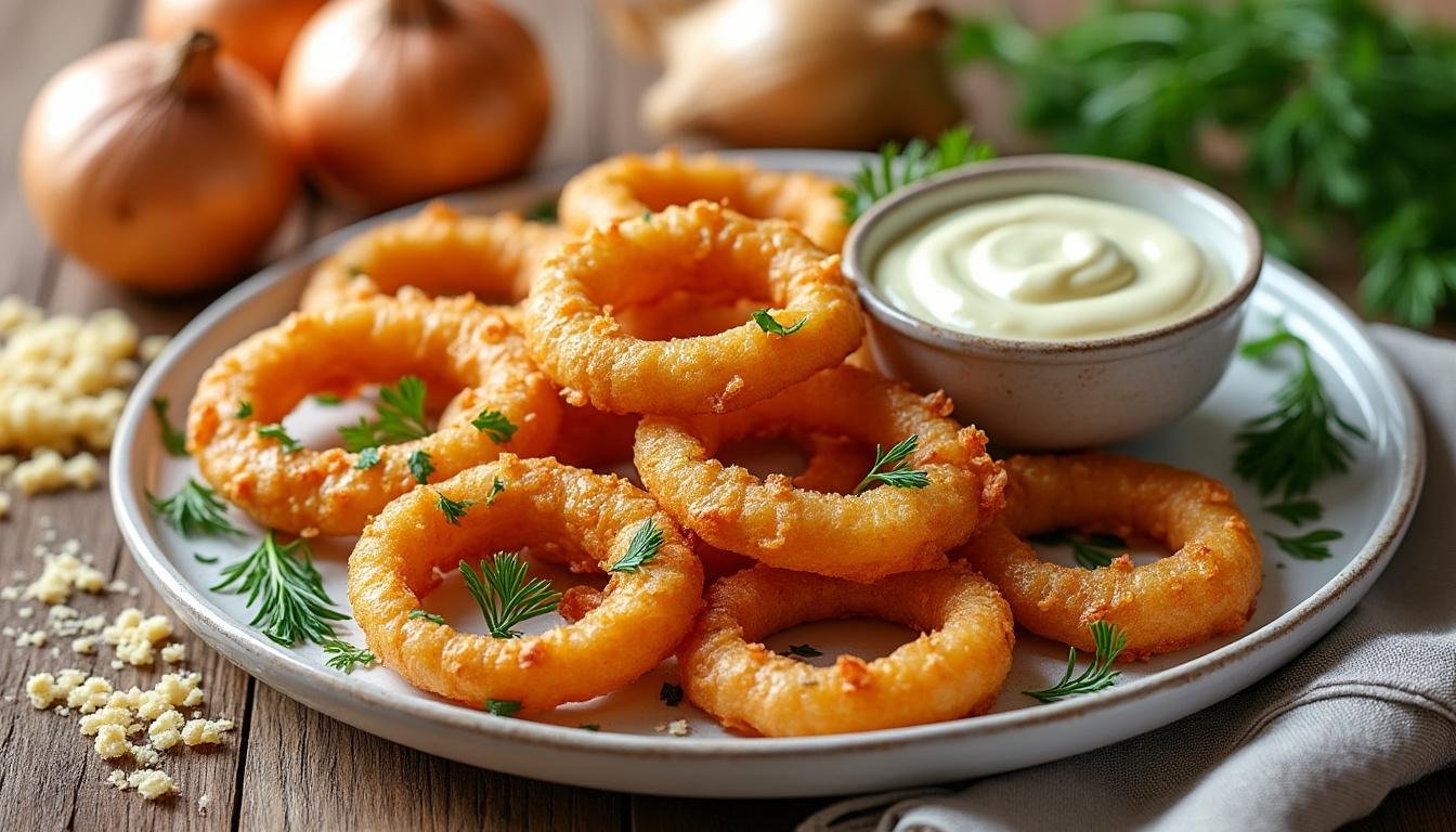 découvrez la recette saine et sans complexe des oignons rings : croustillants, savoureux et faciles à préparer, pour un apéritif équilibré et gourmand sans culpabilité !