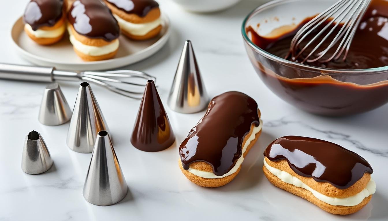 découvrez quelle douille choisir pour réussir parfaitement vos éclairs au chocolat : conseils, astuces et types de douilles adaptés à vos pâtisseries maison.