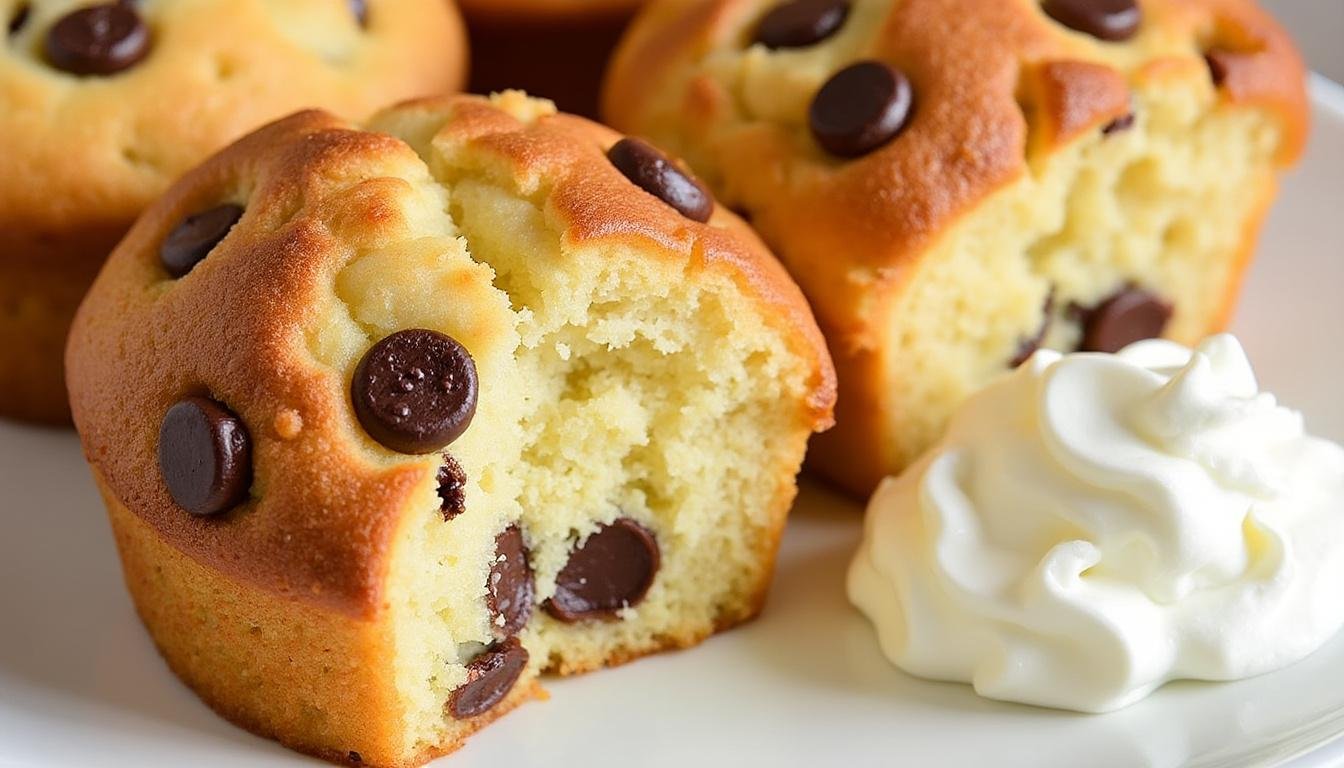 découvrez notre recette facile pour des muffins ultra gonflés et moelleux, délicieusement garnis de pépites de chocolat. parfaits pour le goûter ou le petit-déjeuner !
