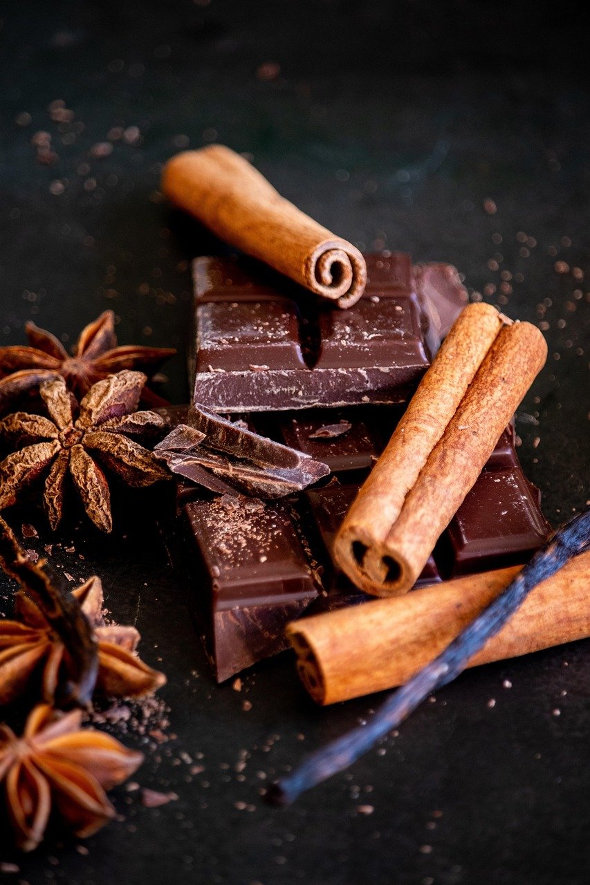 social-feed-img-01 cinnamon sticks, chocolate, star anise, chocolate bars, spices, ingredients, cacao, cocoa, food, food photography, composition, chocolate, chocolate, chocolate, chocolate, chocolate, cacao