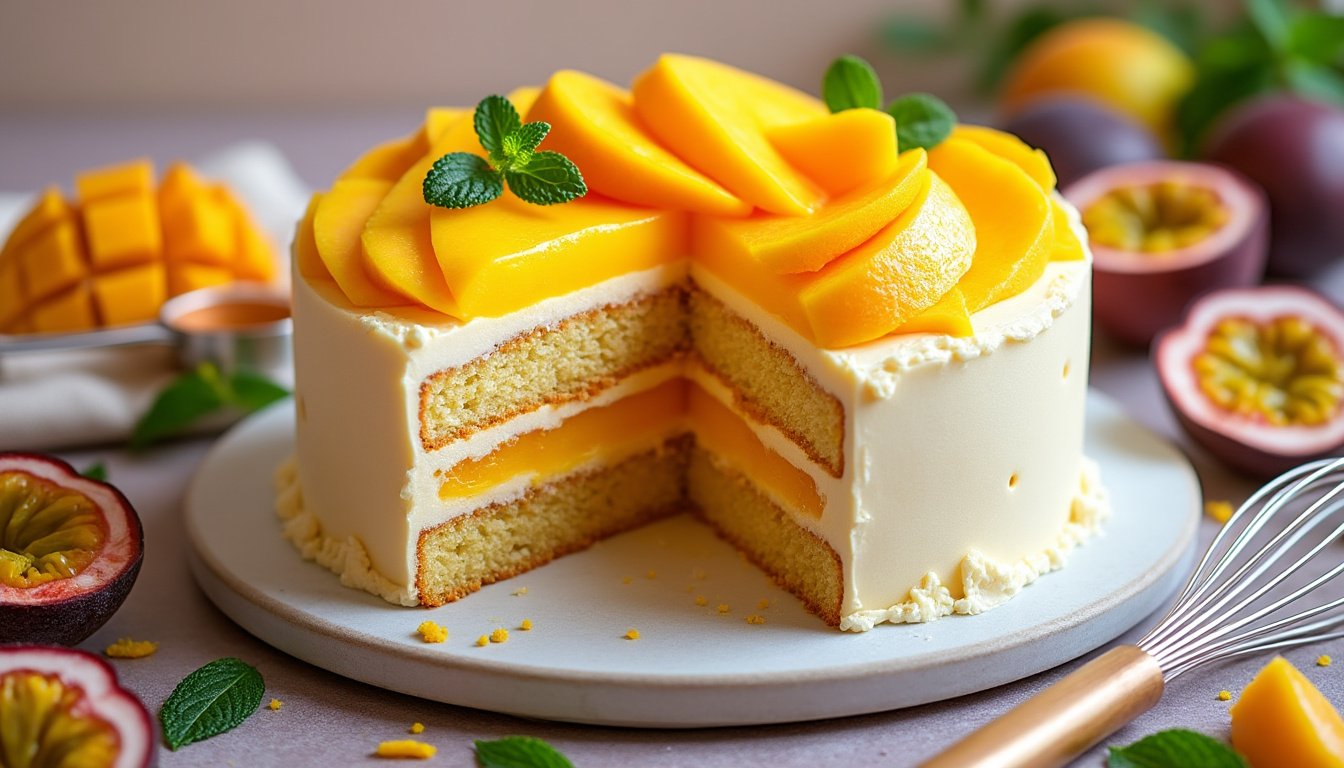 découvrez nos astuces pour réussir un gâteau mangue passion moelleux, aux saveurs exotiques et irrésistibles. suivez notre recette facile pour épater vos proches avec un dessert fruité et gourmand !