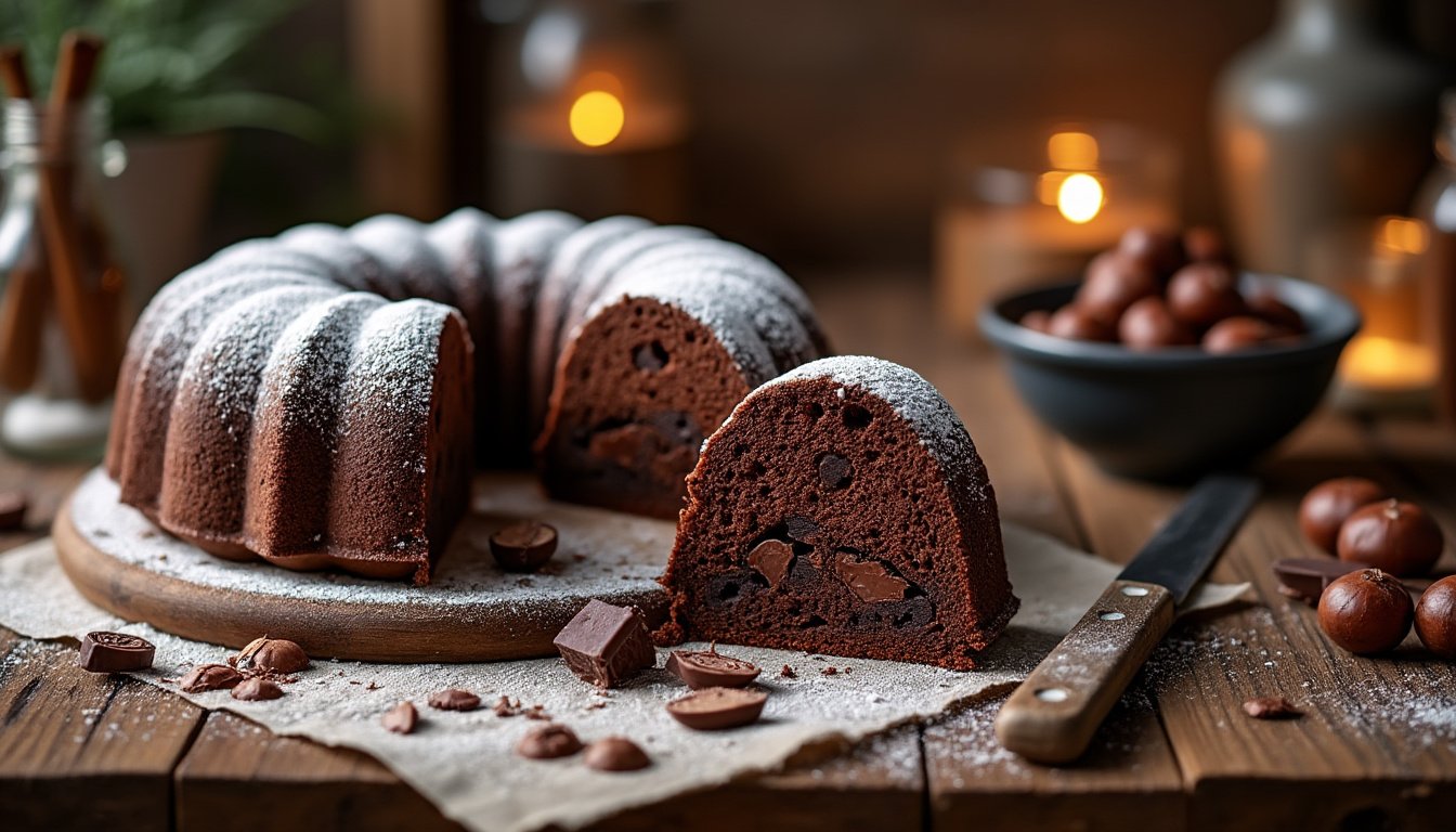 découvrez une recette facile de gâteau à la farine de châtaigne et chocolat, alliant saveur unique et moelleux irrésistible. idéal pour un dessert gourmand et original !