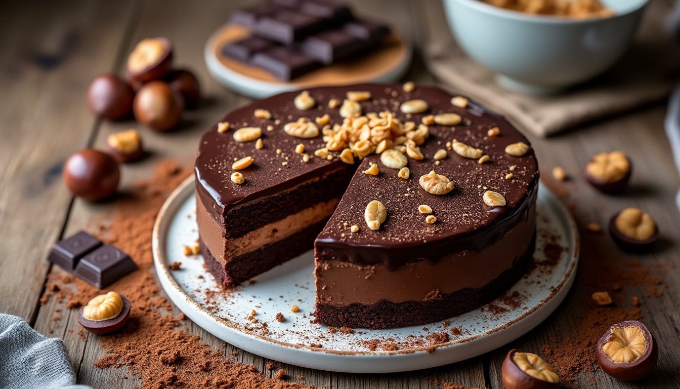 découvrez notre recette facile de gâteau aux marrons et chocolat sans cuisson, idéale pour les gourmands pressés : un dessert rapide, fondant et savoureux, prêt en quelques minutes !