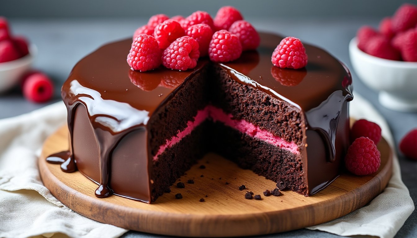 découvrez notre recette irrésistible de gâteau chocolat framboise, inspirée du meilleur pâtissier. un dessert gourmand, facile à réaliser, pour régaler petits et grands lors de toutes vos occasions !
