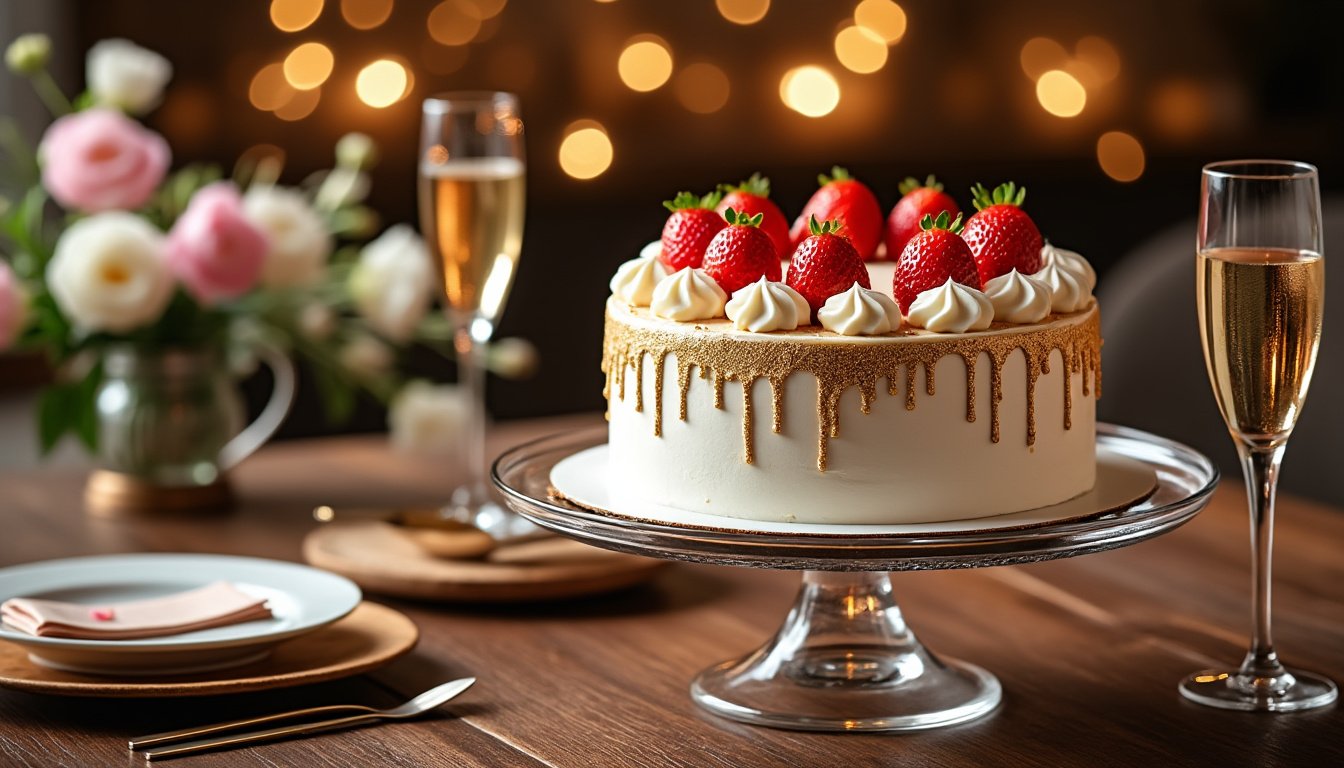 découvrez notre recette raffinée de gâteau au champagne, parfaite pour impressionner vos invités en 2025. un dessert chic, facile à réaliser, qui marie élégance et saveurs pétillantes !