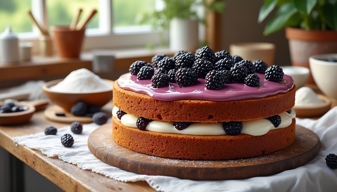 découvrez notre recette facile de gâteau aux mûres maison, accompagnée de conseils pour réussir un dessert moelleux et gourmand. idéale pour régaler toute la famille !