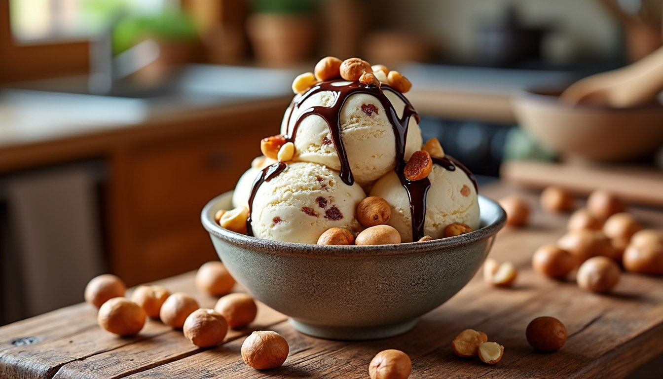 découvrez comment préparer une délicieuse glace noisette maison, onctueuse et pleine de saveurs. astuces, ingrédients et étapes pour réussir cette gourmandise crémeuse à coup sûr !