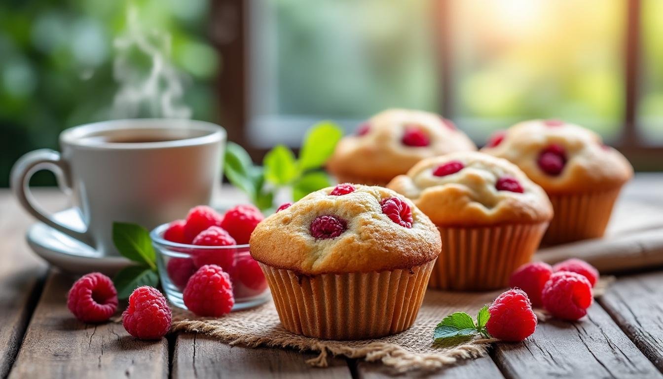 découvrez la recette facile du muffin aux framboises, ultra moelleux et irrésistible, parfaite pour régaler petits et grands en 2025. essayez cette gourmandise fruitée dès aujourd'hui !